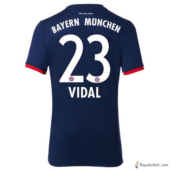 Camiseta Bayern de Múnich Replica Segunda Ropa Vidal 2017/18